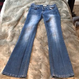 flair light wash jeans